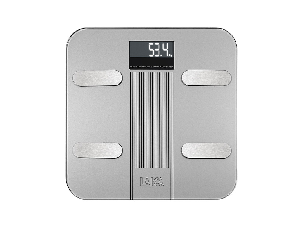 Báscula de baño digital BLUETOOTH y cálculo de la composición corporal  SMART PS7005 – LAICA